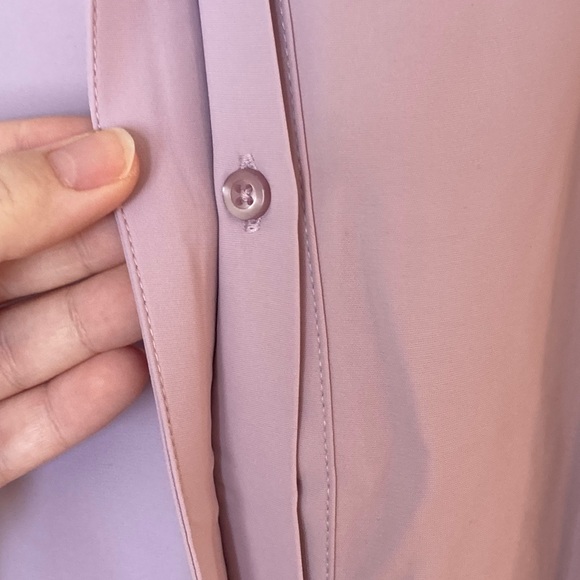 Sleeveless Mauve Tunic with Belt maternity - Picture 3 of 4